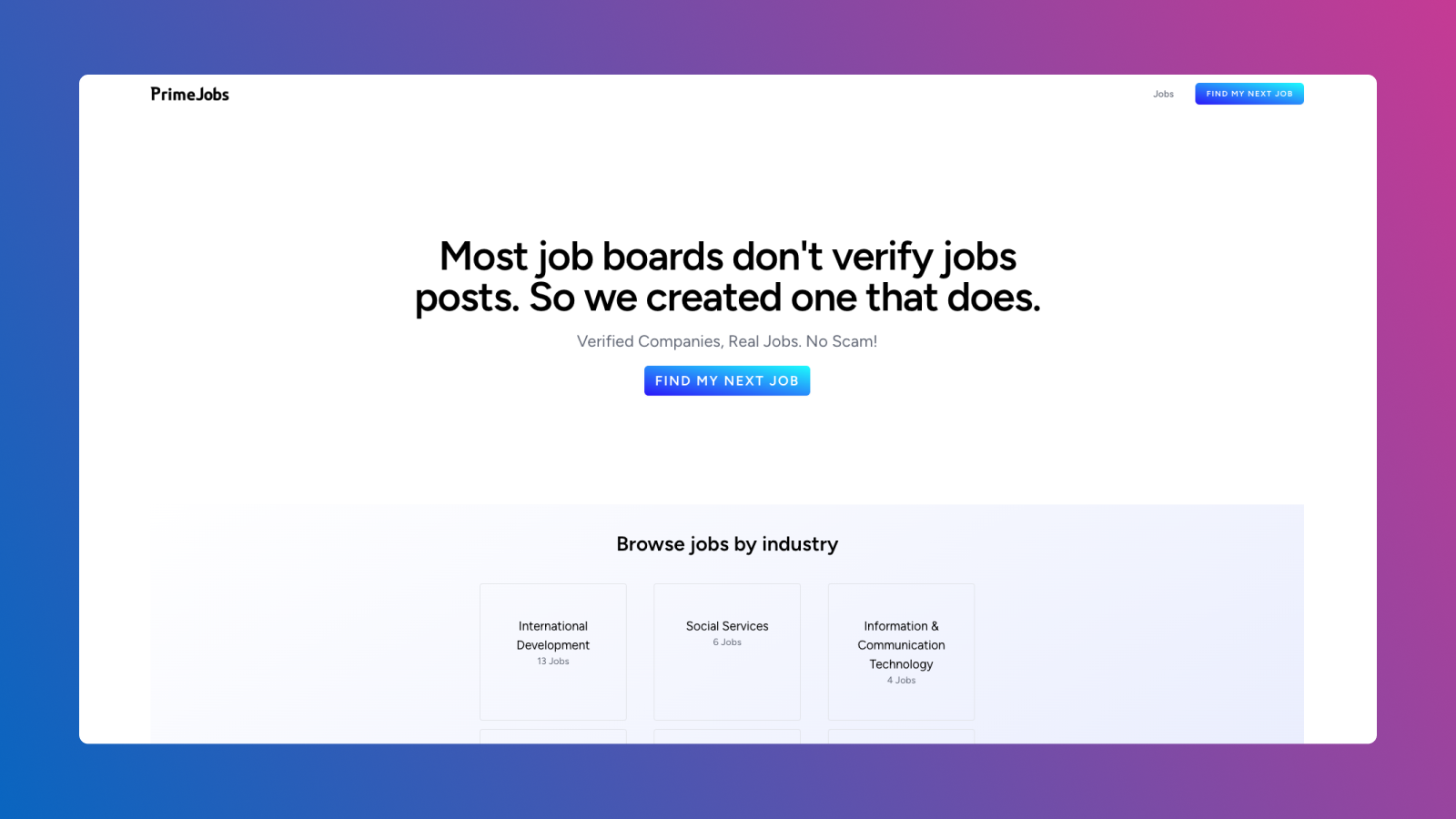 Prime Jobs